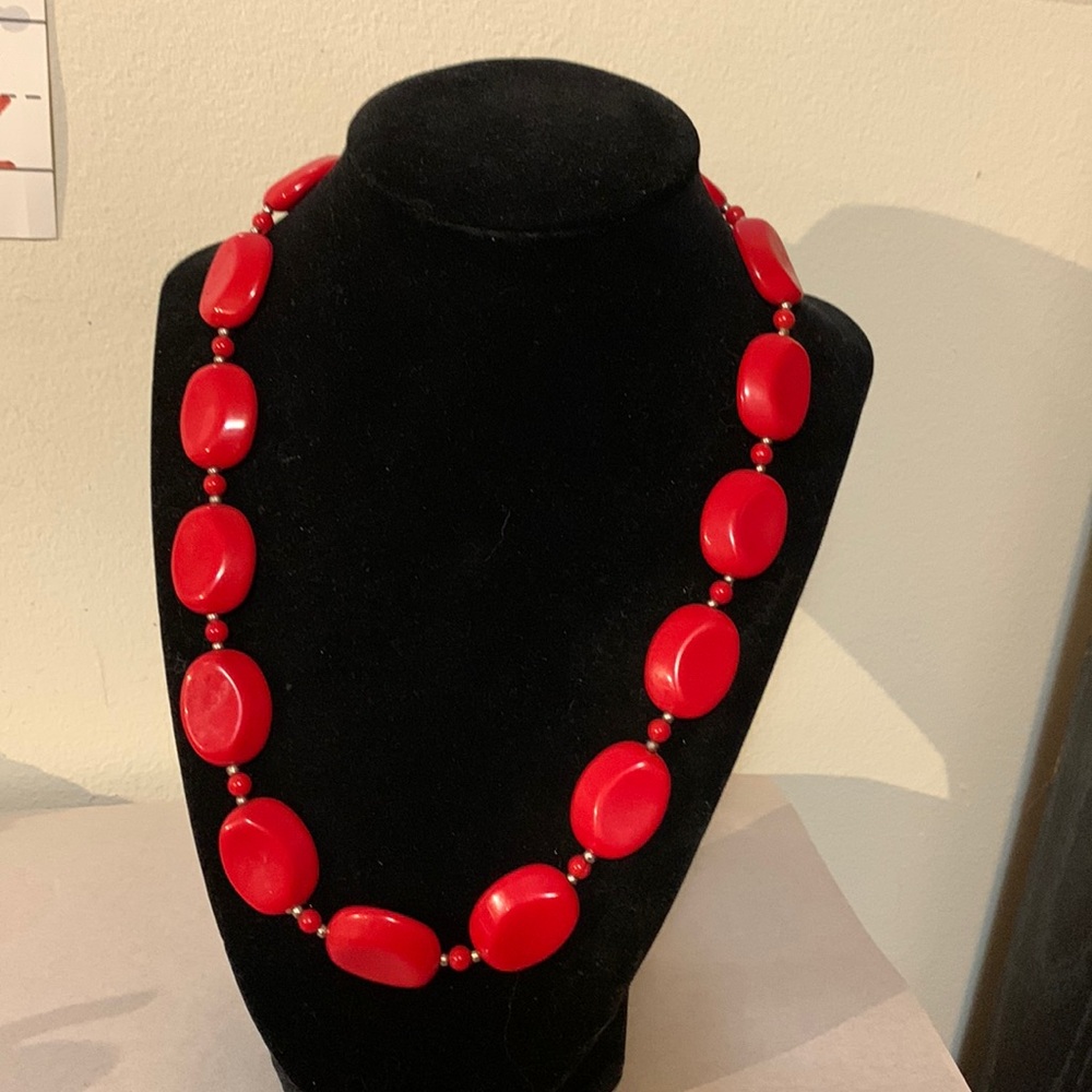 Red necklace 20”*
